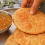traditional chana dal puri with gravy