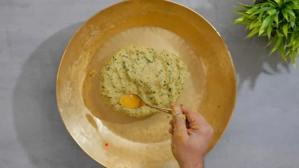 Adding Ghee in Dough